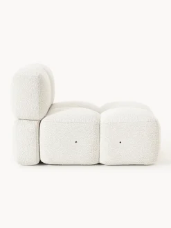 Westwing Collection Módulo central en tejido bouclé Tayla