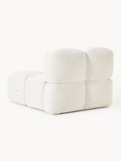 Westwing Collection Módulo central en tejido bouclé Tayla