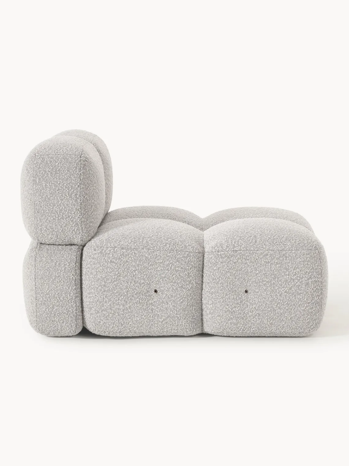 Westwing Collection Módulo central en tejido bouclé Tayla^ Sofás