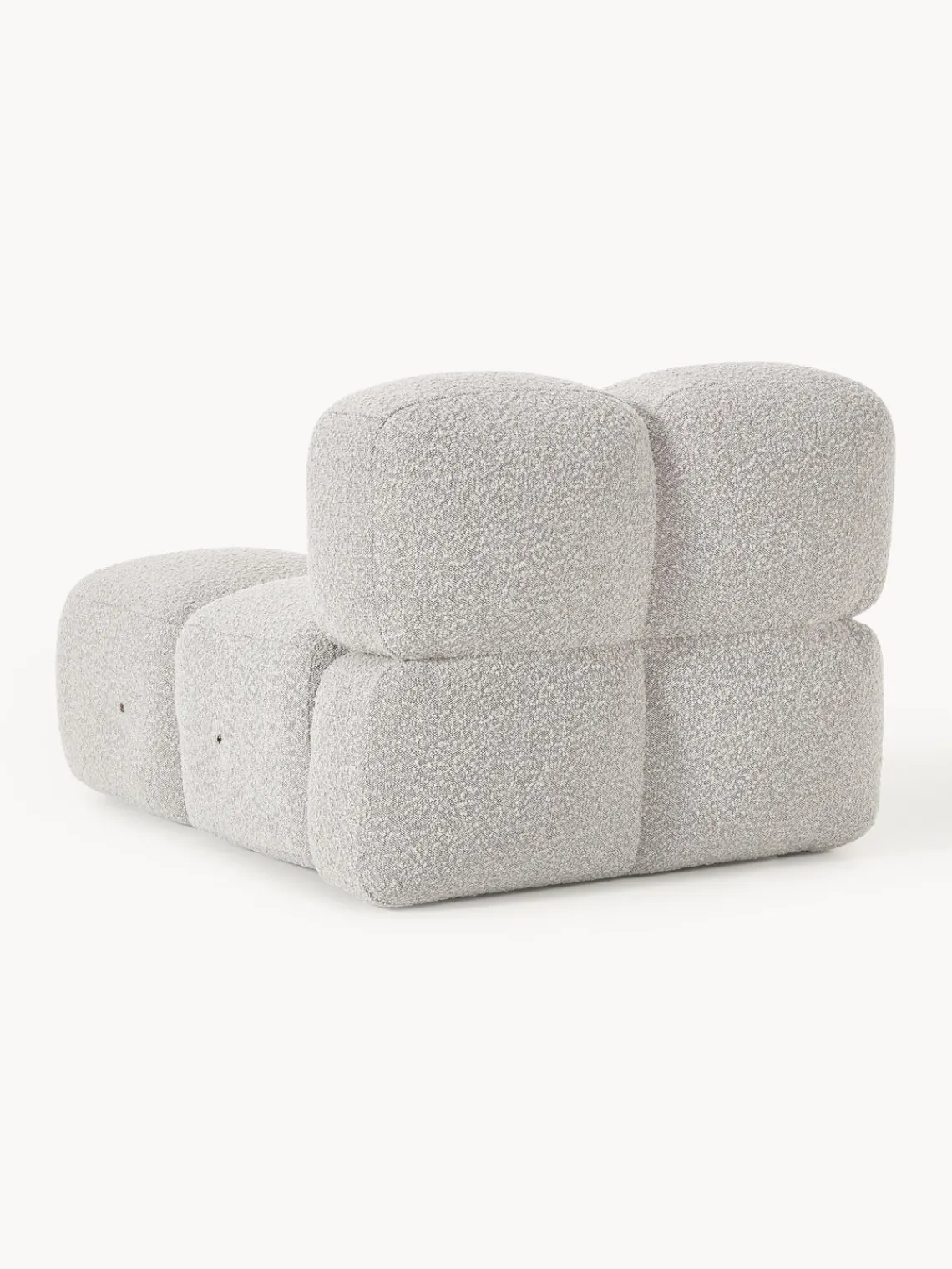 Westwing Collection Módulo central en tejido bouclé Tayla^ Sofás