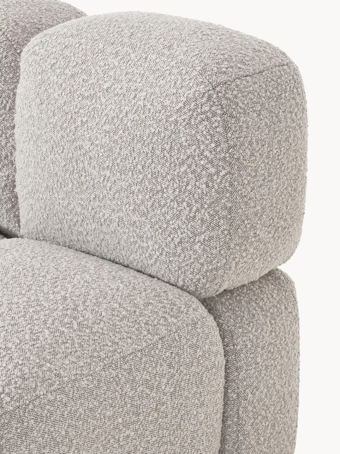 Westwing Collection Módulo central en tejido bouclé Tayla^ Sofás