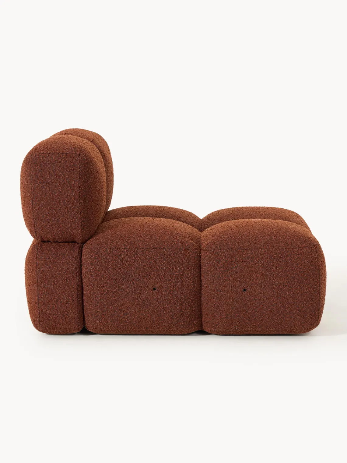 Westwing Collection Módulo central en tejido bouclé Tayla^ Sofás