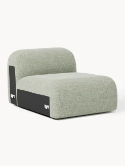 Westwing Collection Módulo central en tejido bouclé Wolke