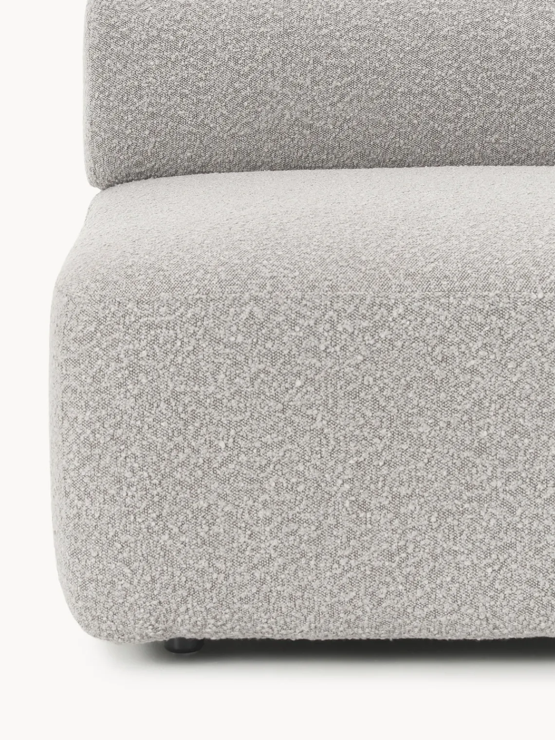 Westwing Collection Módulo central en tejido bouclé Anton^ Sofás