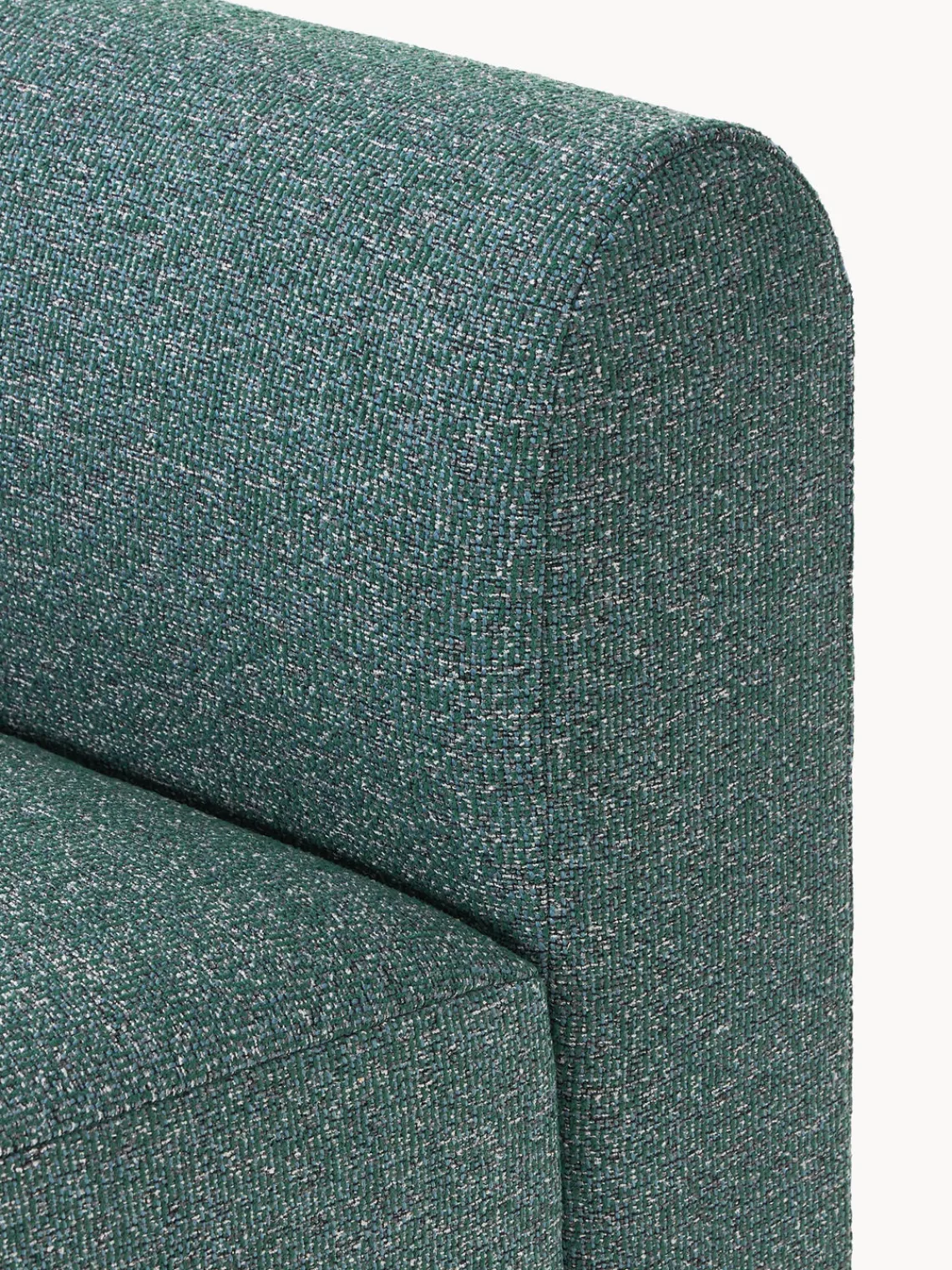 Westwing Collection Módulo central en tejido bouclé Sofia^ Sofás