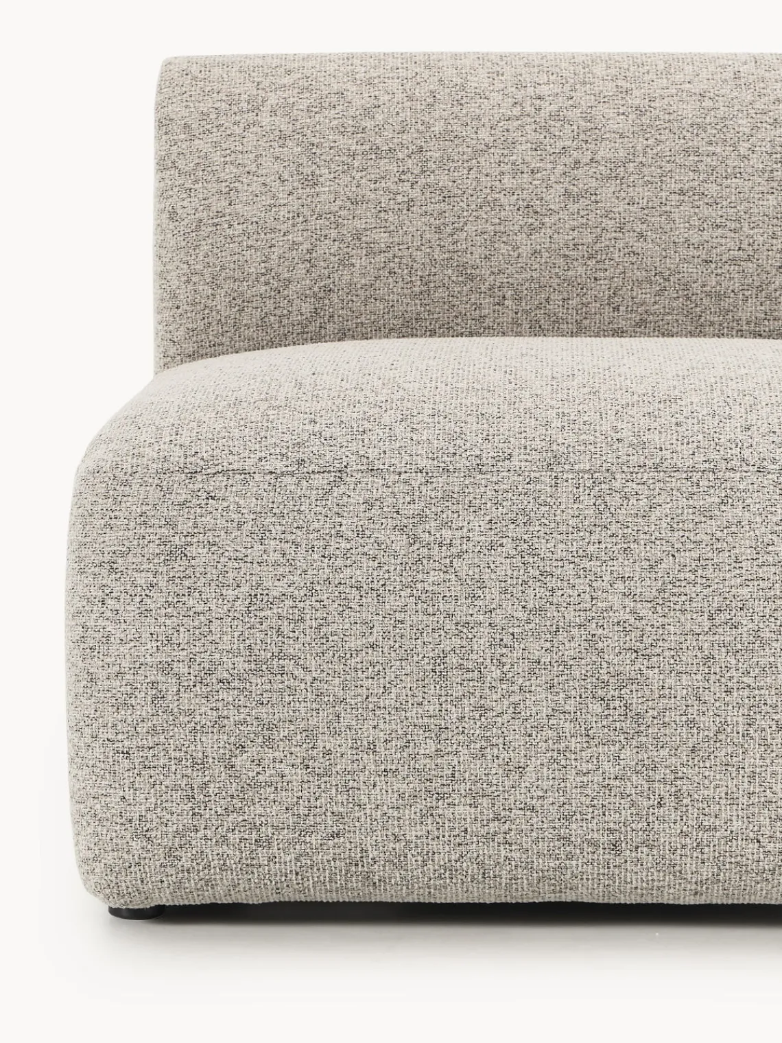 Westwing Collection Módulo central en tejido bouclé Sofia^ Sofás