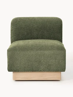 Westwing Collection Módulo central sofá de borreguillo bouclé Natalie^ Sofás