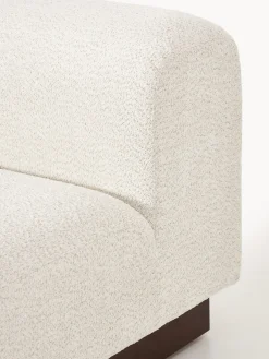 Westwing Collection Módulo central sofá de borreguillo bouclé Natalie