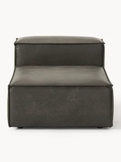 Westwing Collection Módulo central sofá de cuero reciclado Lennon^ Sofás