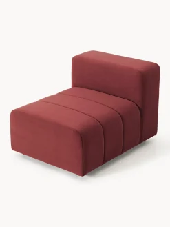 Westwing Collection Módulo de centro de terciopelo Lena