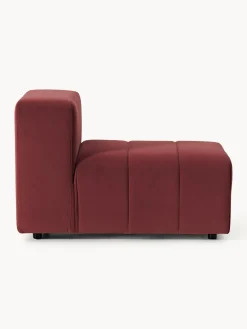 Westwing Collection Módulo de centro de terciopelo Lena