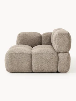 Westwing Collection Módulo de esquina de borreguillo bouclé Tayla