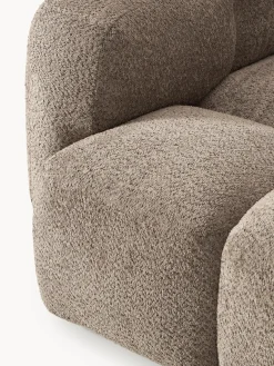 Westwing Collection Módulo de esquina de borreguillo bouclé Tayla