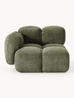 Westwing Collection Módulo de esquina de borreguillo bouclé Tayla^ Sofás