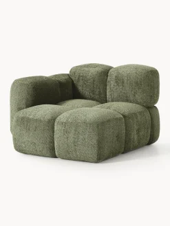 Westwing Collection Módulo de esquina de borreguillo bouclé Tayla^ Sofás