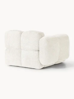 Westwing Collection Módulo de esquina de borreguillo bouclé Tayla