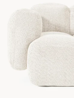 Westwing Collection Módulo de esquina de borreguillo bouclé Tayla