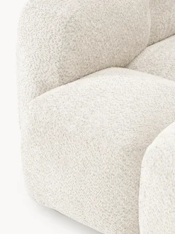 Westwing Collection Módulo de esquina de borreguillo bouclé Tayla