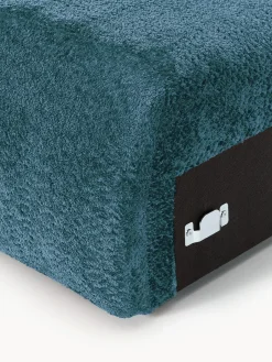 Westwing Collection Módulo de esquina de borreguillo bouclé Wolke