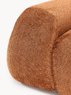 Westwing Collection Módulo de esquina de borreguillo bouclé Wolke