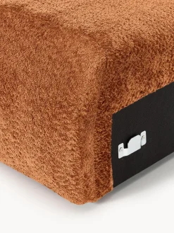 Westwing Collection Módulo de esquina de borreguillo bouclé Wolke