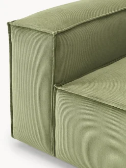 Westwing Collection Módulo de esquina de pana sofá Lennon