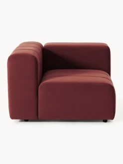 Westwing Collection Módulo de esquina de terciopelo Lena^ Sofás