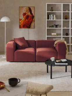 Westwing Collection Módulo de esquina de terciopelo Lena^ Sofás