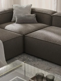 Westwing Collection Módulo de esquina en tejido bouclé sofá Lennon