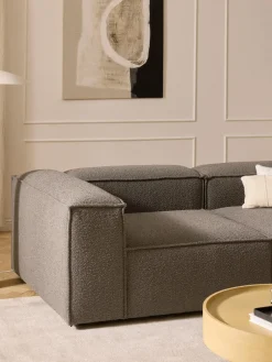 Westwing Collection Módulo de esquina en tejido bouclé sofá Lennon