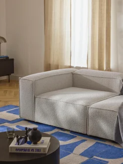 Westwing Collection Módulo de esquina en tejido bouclé Lennon