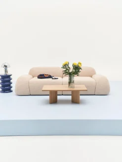 Westwing Collection Módulo de esquina en tejido bouclé Wolke^ Sofás