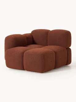 Westwing Collection Módulo de esquina en tejido bouclé Tayla^ Sofás