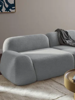Westwing Collection Módulo de esquina en tejido bouclé Wolke^ Sofás