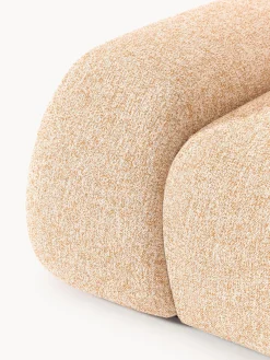 Westwing Collection Módulo de esquina en tejido bouclé Wolke