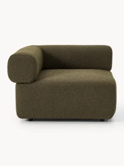 Westwing Collection Módulo de esquina en tejido bouclé Anton