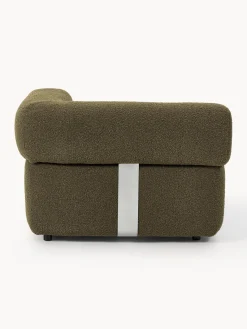 Westwing Collection Módulo de esquina en tejido bouclé Anton