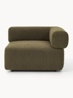 Westwing Collection Módulo de esquina en tejido bouclé Anton