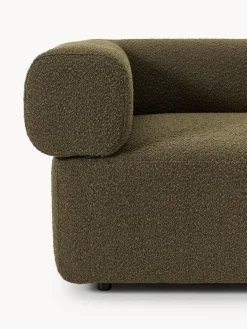 Westwing Collection Módulo de esquina en tejido bouclé Anton