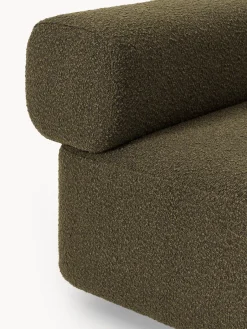 Westwing Collection Módulo de esquina en tejido bouclé Anton