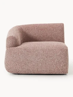 Westwing Collection Módulo de esquina en tejido bouclé Sofia