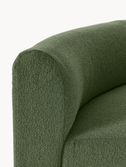 Westwing Collection Módulo de esquina redondo en tejido bouclé Sofia