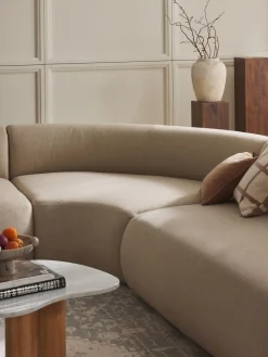 Westwing Collection Módulo de esquina redondo Sofia