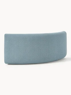 Westwing Collection Módulo de esquina redondo en tejido bouclé Sofia