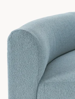 Westwing Collection Módulo de esquina redondo en tejido bouclé Sofia