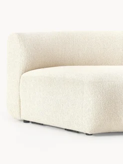 Westwing Collection Módulo de esquina redondo en tejido bouclé Sofia^ Sofás