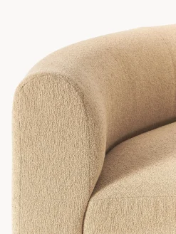 Westwing Collection Módulo de esquina redondo en tejido bouclé Sofia^ Sofás