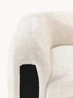 Westwing Collection Módulo de esquina redondo de borreguillo bouclé Wolke^ Sofás