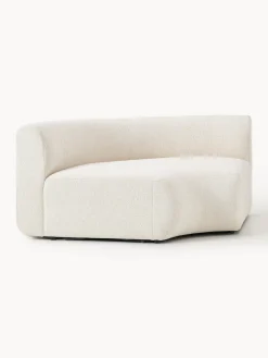 Westwing Collection Módulo de esquina redondo en tejido bouclé Sofia^ Sofás