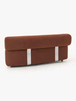 Westwing Collection Módulo de esquina redondo en tejido bouclé Anton^ Sofás